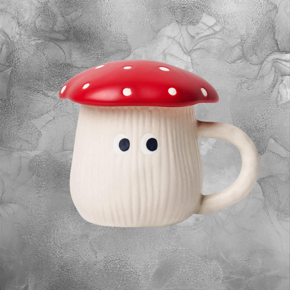 Mushroom Cottage Mug Whimsical Cozy Gift For Nature Lovers And Calm Mornings