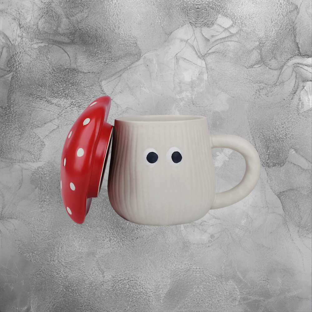 Mushroom Cottage Mug Whimsical Cozy Gift For Nature Lovers And Calm Mornings