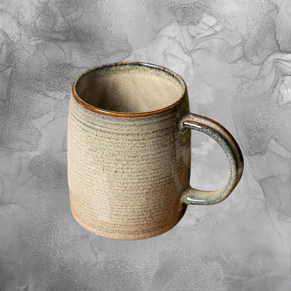 Cozy Minimalist Ceramic Mug Warm Coffee Cup For Calm Mornings Rustic Home